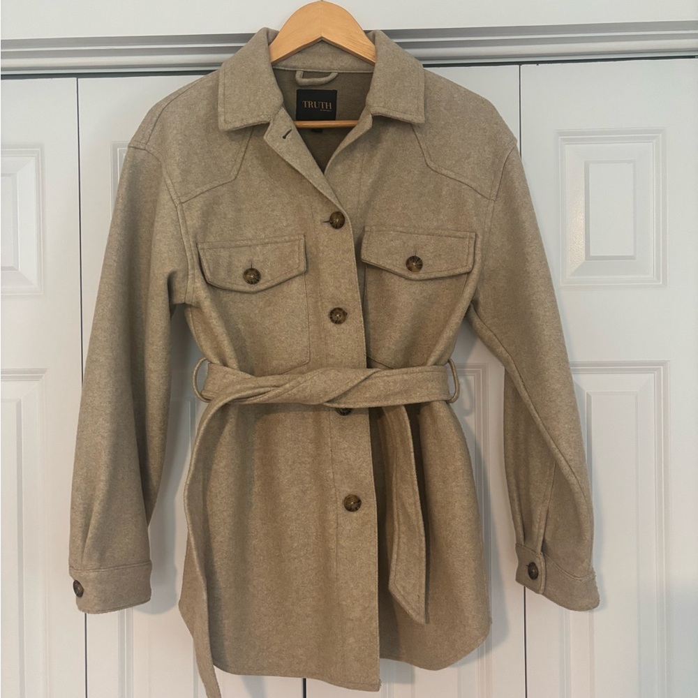 Tan Belted Jacket